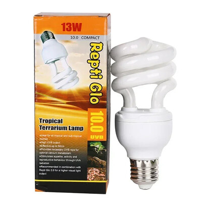 E27 5,0 10,0 UVB lampa do plazov 13W 26W úsporná terarijná lampa UVB UVA vykurovacia lampa pre korytnačku, jaštericu, hada, plaza