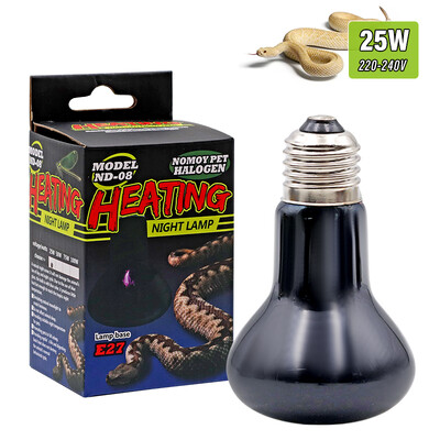 Žarulja za grijanje kućnih ljubimaca E27 Noćna svjetiljka za vodozemce, zmije, žarulja, žarulja za gmazove, UV svjetlo 25W 50W 75W 100W AC220-240V