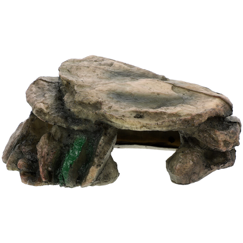 Μοντέλο ρητίνης χελώνας Κλουβί χελώνας Φίδι Ενδιαίτημα Σπίτι Αναρρίχησης Πλατφόρμα Χελώνας Σπήλαιο Διακοσμητικό Ρητίνη Επιτραπέζιου Διακοσμητικό Ερπετό