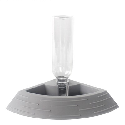 Automatic Reptile Feeder Waterer 2 in 1 Bowl Food and Water Tortoise Small Animal Dispenser Terrarium Corner Dish for Lizard