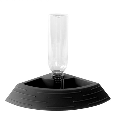 Automatic Reptile Feeder Waterer 2 in 1 Bowl Food and Water Tortoise Small Animal Dispenser Terrarium Corner Dish for Lizard