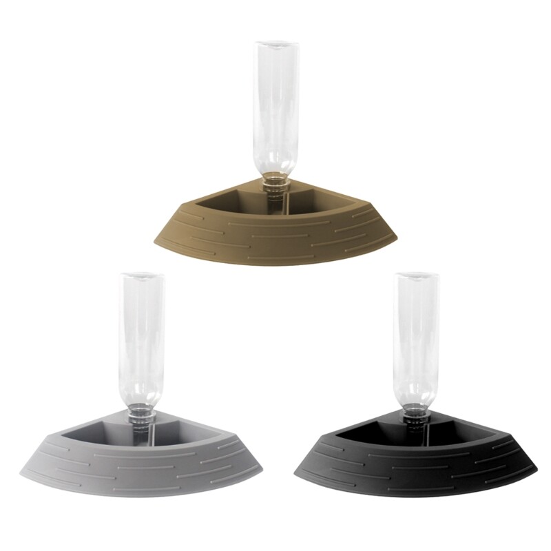 Automatic Reptile Feeder Waterer 2 in 1 Bowl Food and Water Tortoise Small Animal Dispenser Terrarium Corner Dish for Lizard