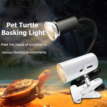 UVA+UVB лампа за влечуги Turtle Basking UV нагревателна светлина Пълна лампа за влечуги Bulb Turtle Basking UV светлина