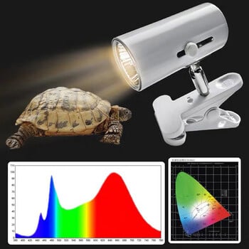 UVA+UVB лампа за влечуги Turtle Basking UV нагревателна светлина Пълна лампа за влечуги Bulb Turtle Basking UV светлина