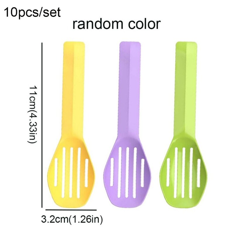 Mini žiurkėno smėlio samtelis naminių gyvūnėlių vonios šaukštas Atsitiktinės spalvos mažų gyvūnų kraiko kastuvas Plastikinis žiurkėno vonios kambario valymo kastuvas