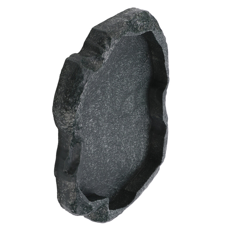ABS Resin Reptile Rock Τροφοδότης πιάτων για φαγητό και νερό για Tortoise Lizard Lizard Feeder Reptile Bowl Τροφοδότης ερπετών