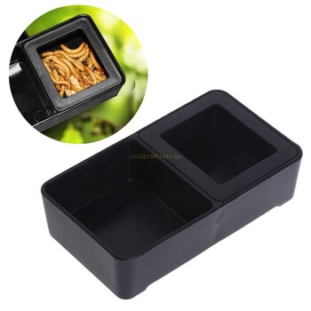 Reptile Feeder Bowl Anti-Escape Reptile Bowl Feeding Point για το gecko Lizard Iguana Chameleon Spider Drop Αποστολή