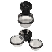 Reptile Food Bowl Feeding Water Multipurpose Dual Fixed Reptiles Hanging Water Basin for Home Garden Farm