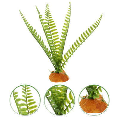 Ερπετά Φυτά Terrarium Vines Τεχνητά Φύλλα Απόκρυψη Δεξαμενή Gecko Αξεσουάρ Διακοσμήσεις βιότοπων Δράκος Σαύρα Φίδι Γκέκος