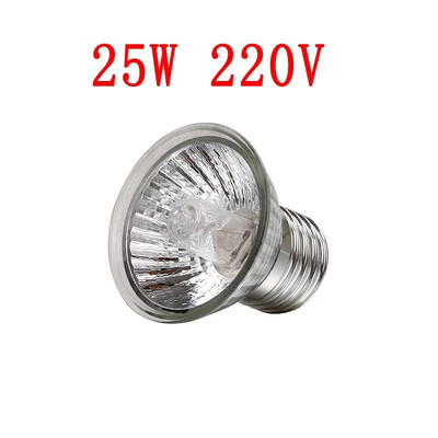25/50/75W roplių šviesa UVA+UVB 3.0 120v-220v naminių gyvūnėlių šildymo lemputė Vėžlys kaitinimo lemputė Amfibijos driežo temperatūros kontrolė