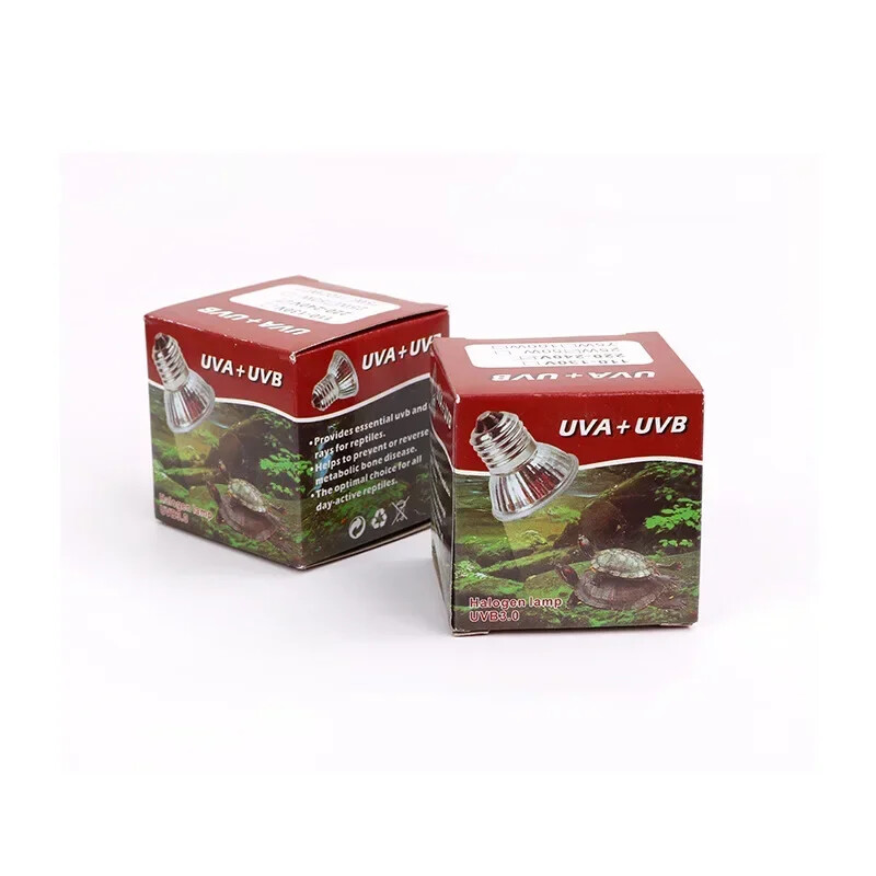 25/50/75W roplių šviesa UVA+UVB 3.0 120v-220v naminių gyvūnėlių šildymo lemputė Vėžlys kaitinimo lemputė Amfibijos driežo temperatūros kontrolė