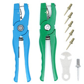 Naujo lydinio ausų įsagų montavimo replės Ūkio gyvūnai Kiaulės Galvijai Triušiai Ausų įsagų montavimas Replės Gyvūnų Ausų įsagų replės 1 vnt.