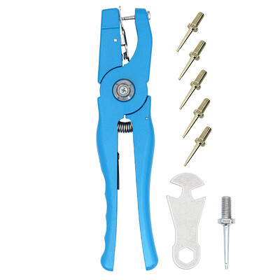 Naujo lydinio ausų įsagų montavimo replės Ūkio gyvūnai Kiaulės Galvijai Triušiai Ausų įsagų montavimas Replės Gyvūnų Ausų įsagų replės 1 vnt.