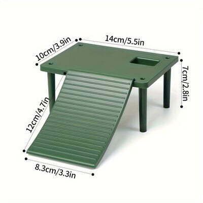 Roplių mėgavimosi platforma, vėžlių laipiojimo platforma, varliagyvių plūduriuojančios salos platforma Vėžlių poilsio platforma su siurbtukais