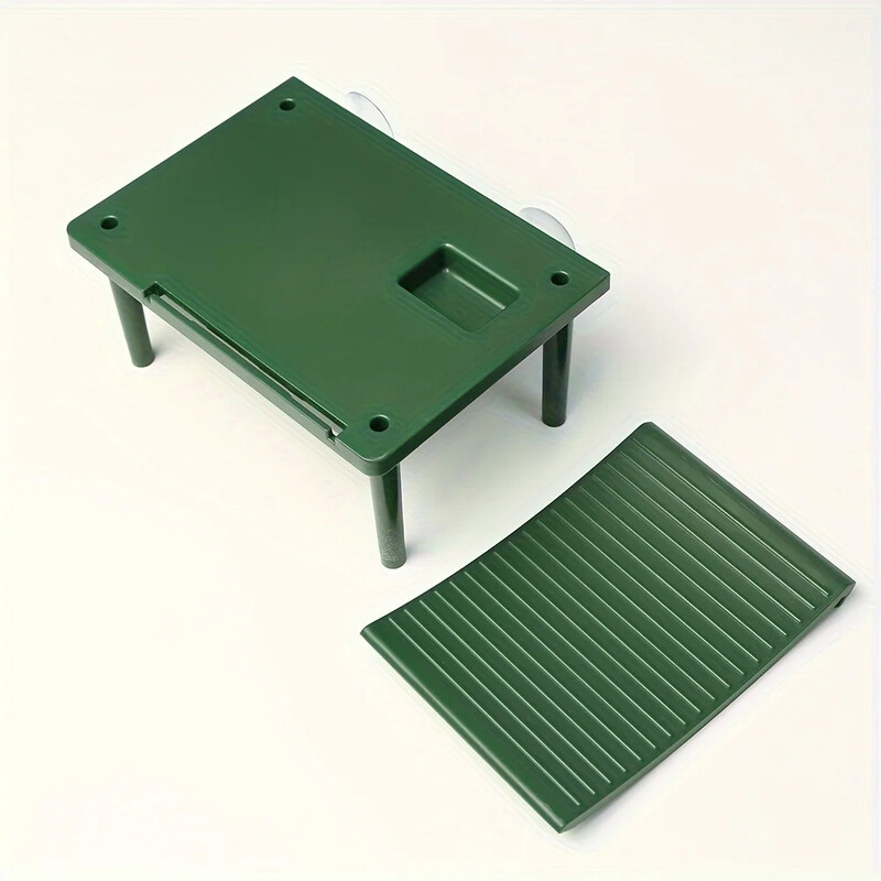 Roplių mėgavimosi platforma, vėžlių laipiojimo platforma, varliagyvių plūduriuojančios salos platforma Vėžlių poilsio platforma su siurbtukais