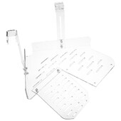 Terasă țestoasă Rampă de uz casnic Aprovizionare cu broaște țestoasă Platformă de pescuit rezistentă la uzură Amfipod Broaște Decor Transparent Dock Animal