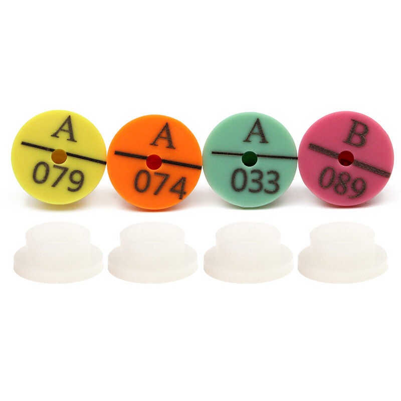 100 db állatazonosító kártya Nyúl füljelző tábla 001-100 számú szóval lézeres gépelés állandó jelölő mezőgazdasági eszközök kisállattermékek