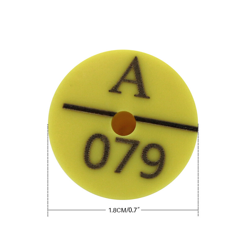 100 db állatazonosító kártya Nyúl füljelző tábla 001-100 számú szóval lézeres gépelés állandó jelölő mezőgazdasági eszközök kisállattermékek