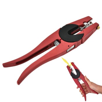 Ear Tagging Gun Livestock Πένσα αυτιού Veterinary Marker Clamp Plier Forcep Applicator για Γουρούνια Πρόβατα Κατσίκες Βοοειδή Αγελάδες