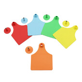 5 комплекта Животновъдство TPU Материал Без думи Говеда Ушна марка Медни обеци на главата Свиня Крава етикет Карта Консумативи за идентификация на животни