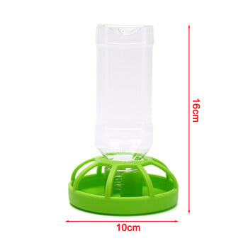 New Reptile Water Drinker Dispenser Food Bowl Lizard Feeder Στρογγυλό Δίσκος Μπουκαλιών Ποτών Χελώνες Gecko Turtles Feeding Kit