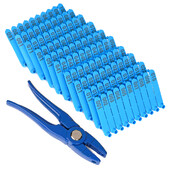 Etichetă de ureche pentru animale Clamp Etichete pentru cercei Porc Bovine Oi Iepuri Identificare Instrumente de creștere și management