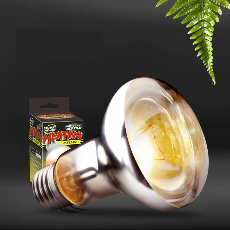 40W/60W lampa punog spektra za gmazove UVA+UVB UV žarulje za sunčanje kornjače Žarulje za grijanje Vodozemci Gušteri Regulator temperature