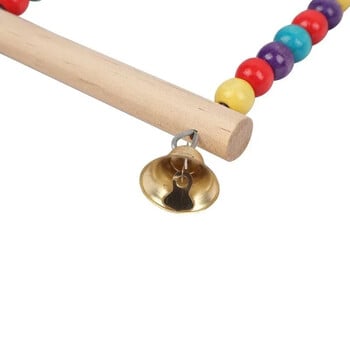 Pet Toy Bird Swing Toys Parrot Ξύλινη βάση κούνιας Parrot Toy Bird Toy Προμήθειες για κατοικίδια