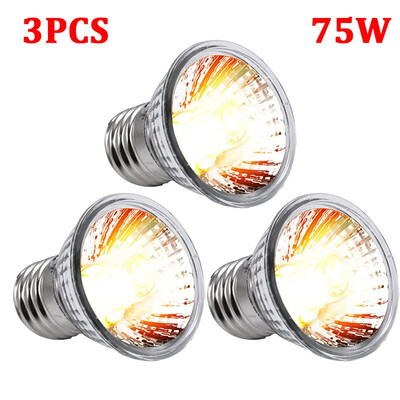 1-3 τεμ. Ερπετοειδές Λάμπα 25/50/75W UVA+UVB 3.0 Λάμπα θερμότητας για κατοικίδια Λάμπα Χελώνα Μπακάρισμα Λαμπτήρες UV Αμφίβια Σαύρα Έλεγχος θερμοκρασίας