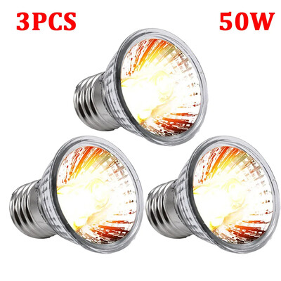 1-3 τεμ. Ερπετοειδές Λάμπα 25/50/75W UVA+UVB 3.0 Λάμπα θερμότητας για κατοικίδια Λάμπα Χελώνα Μπακάρισμα Λαμπτήρες UV Αμφίβια Σαύρα Έλεγχος θερμοκρασίας