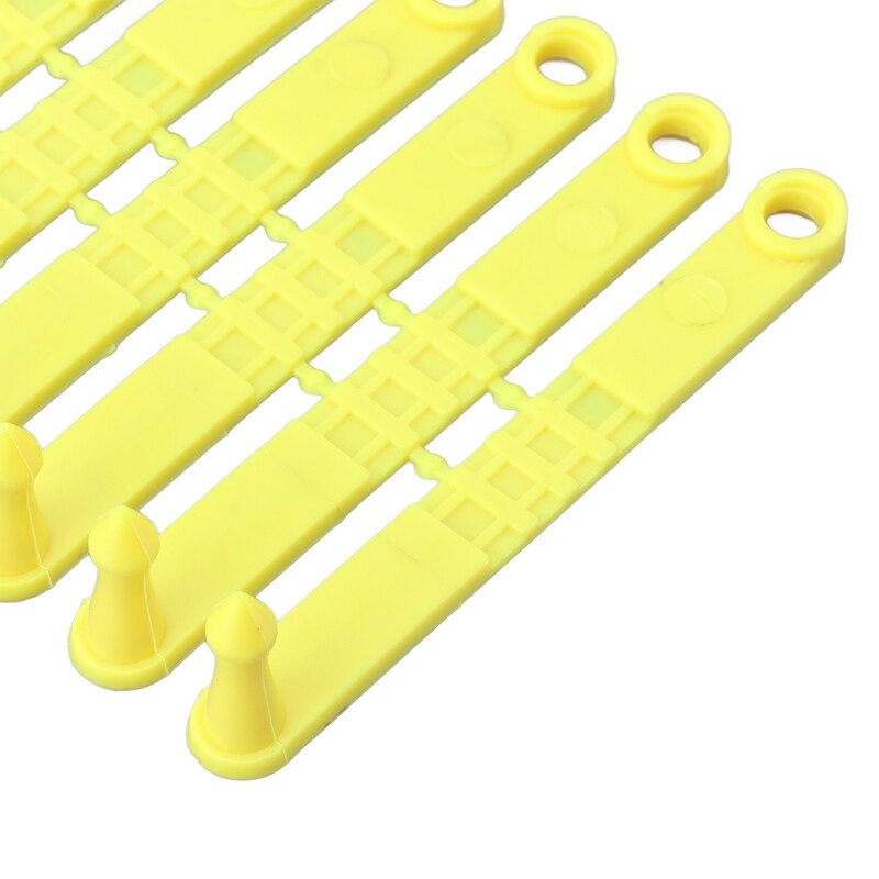 100 buc. 001 până la 100 etichete din plastic pentru animale, etichete integrate pentru animale, rezistente la culoare, pentru bovine, vaci, oi, porc, capre