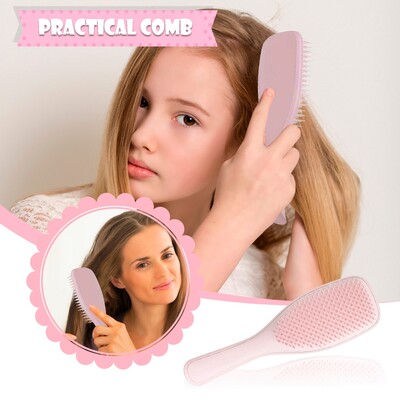 The Ultimate Detangler Scalp Massage Comb Βούρτσα μαλλιών Γυναικεία βούρτσα μαλλιών κατά κόμπων χτένα Περίπλοκη καλλιτεχνική λεπτή πολύχρωμη