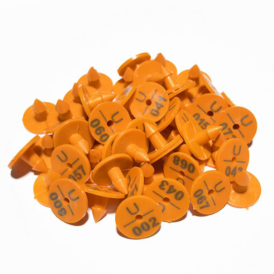 Identifikacijska kartica za životinje od 100 komada Znak sa zečjom ušnom markicom s br. 001-100 riječi laserskim tipkanjem Trajni marker Alati za farme Proizvodi za kućne ljubimce