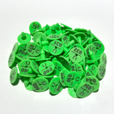 Identifikacijska kartica za životinje od 100 komada Znak sa zečjom ušnom markicom s br. 001-100 riječi laserskim tipkanjem Trajni marker Alati za farme Proizvodi za kućne ljubimce