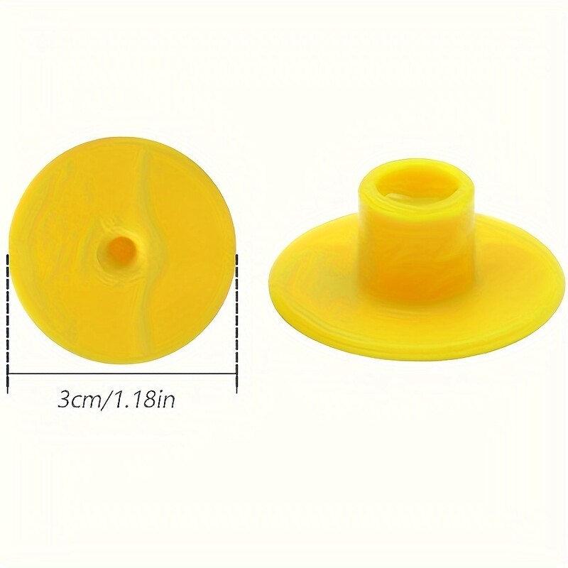 100 komada silikonskih ušnih markica za upravljanje stokom i stokom - izdržljiva identifikacijska oznaka za koze i stoku Ovčja ušna markica Rou