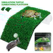 Vėžlių kepimo platforma su imituojančia velėna vėžlių poilsio terasa su modeliavimo puodeliu Vėžlių plaukiojantis dokas pagerina kūno rengybą