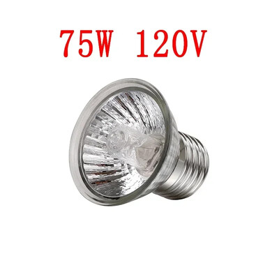 25/50/75W Ερπετό φως UVA+UVB 3.0 120v-220v Λαμπτήρας θέρμανσης κατοικίδιων ζώων Χελώνα Λαμπτήρας Basking Amphibian Lizard Έλεγχος θερμοκρασίας