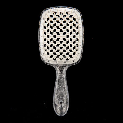 Villanó kusza hajfésű Kioldó hajkefe masszázsfésűk üreges nedves göndör hajkefe fodrászfésű szalon Hajformázó eszközök