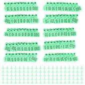 100 kom Veterinarske životinjske ušne markice Potrepštine Broj naljepnica Identifikacija Bakrena stoka
