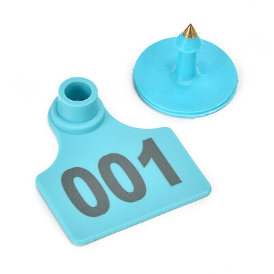 Svinjske ušne markice Potrepštine za stoku Ušne markice za domaće životinje Plastična TPU identifikacijska naljepnica za krave, goveda, koze, ovce 50 kom.