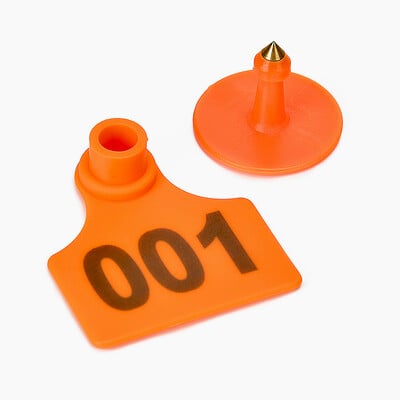 Svinjske ušne markice Potrepštine za stoku Ušne markice za domaće životinje Plastična TPU identifikacijska naljepnica za krave, goveda, koze, ovce 50 kom.