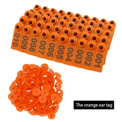 100 db bárány füljelző táblák a szóval Füllézeres gépelés rézfejű fülbevalók Farm haszonállatok juhok fülcímkék azonosító kártya
