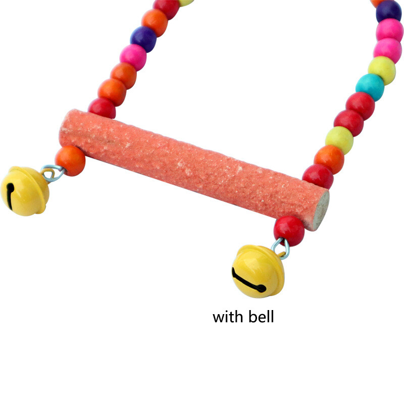 Šareni glazura Kućni ljubimac Papiga Ljuljačka Stalak Vjeverica Ptica Grana Smuđ Igračke za žvakanje Grizalice sa zvonom Kavez za ptice Acce