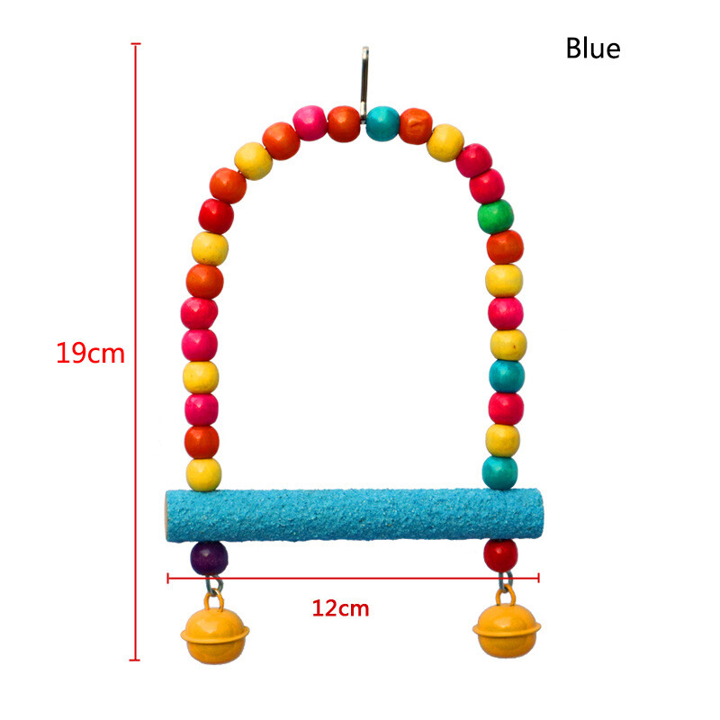 Šareni glazura Kućni ljubimac Papiga Ljuljačka Stalak Vjeverica Ptica Grana Smuđ Igračke za žvakanje Grizalice sa zvonom Kavez za ptice Acce