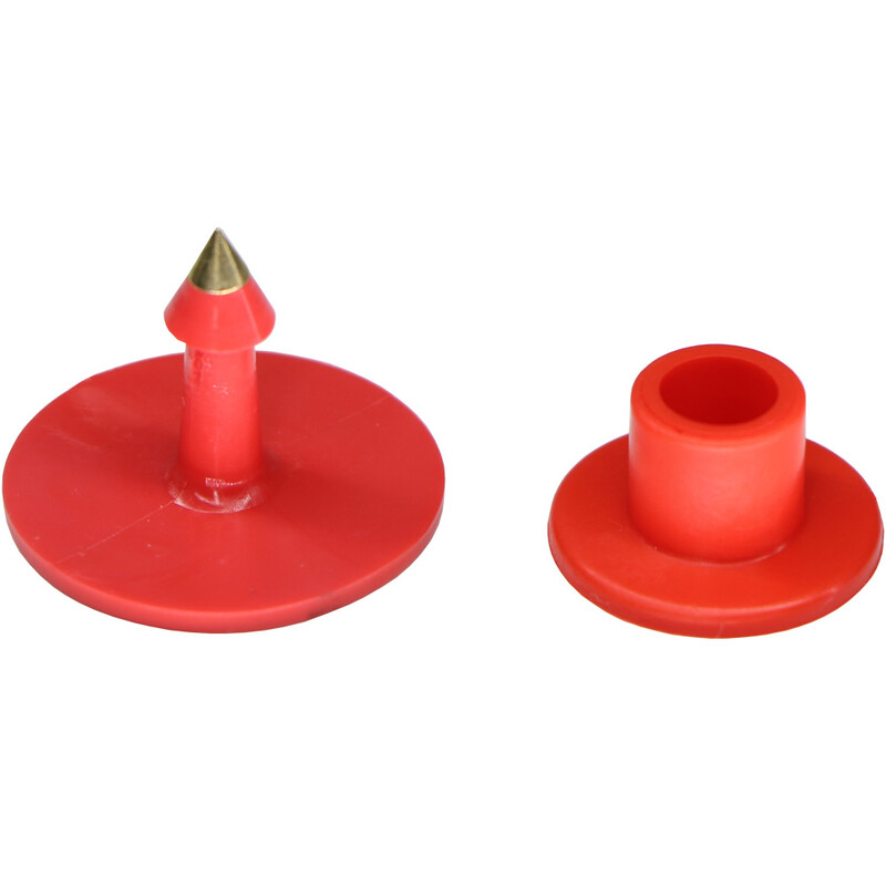 1-100 Număr Etichetă rotundă pentru ureche de porc Fermă Oi Iepure Etichetă pentru ureche Carte de identificare pentru animale Cercei anti-cădere în 6 culori pentru păsări de curte