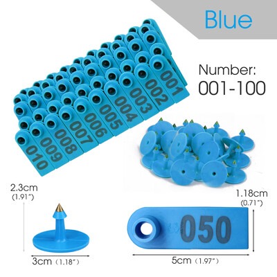 № 1-100 Животновъдство Овце Етикети за уши Карта Знаци за идентификация на животни с цифри Лазерно въвеждане Медна значка за глава за селскостопански говеда
