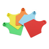 5 комплекта Животновъдство TPU Материал Без думи Говеда Ушна марка Медни обеци на главата Свиня Крава етикет Карта Идентификация на селскостопански животни