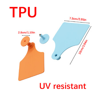 5 σετ Livestock TPU Υλικό Χωρίς λόγια Βοοειδή Ετικέτα αυτιού Χάλκινα σκουλαρίκια κεφαλής χοίρου ετικέτα αγελάδας Κάρτα Αναγνώριση ζώων φάρμας