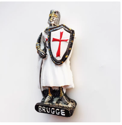 Bruges Belgia Creative Travel Cadou Comemorativ Pictat 3D