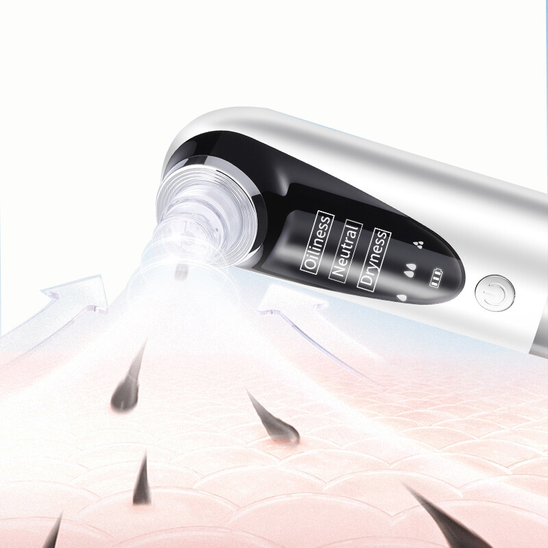 Mitesszer eltávolító pórus vákuum arctisztító elektromos pattanás fekete fej eltávolító USB újratölthető vízciklusos arctisztító eszközök